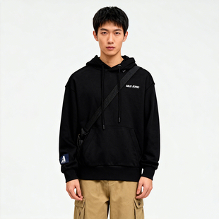 套头上衣 JEANS印花潮流连帽衫 买到赚到秋冬厚款 男女卫衣连帽ABLE