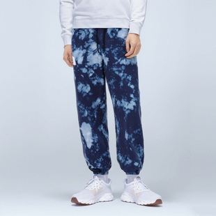 复古印花卫裤 潮流ABLE 松紧腰束脚裤 秋冬休闲运动裤 JEANS男女同款