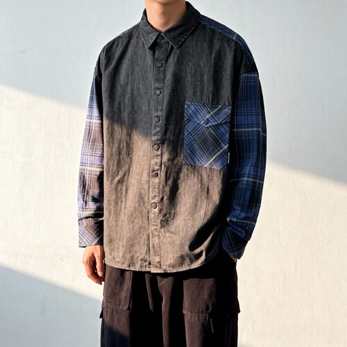 ABLEJEANS唐老鸭联名纯棉男衬衫