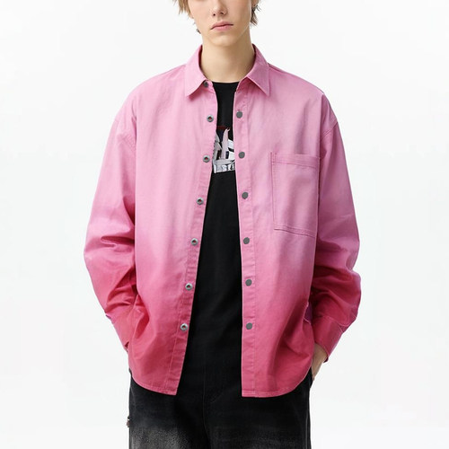 男女衬衫渐变色宽松ABLEJEANS