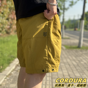 RE新款 考度拉男機(jī)能短褲 2024夏季 CORDURA 寬松戶外休閑五分褲