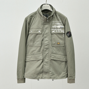 夹克男立领做旧潮多袋工装 春款 ABLE JEANS春季 65茄克男外套 休闲M