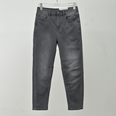 休闲小脚九分裤 科技牛仔夏季 JEANS中性款 水洗立体锥形裤 薄款 ABLE