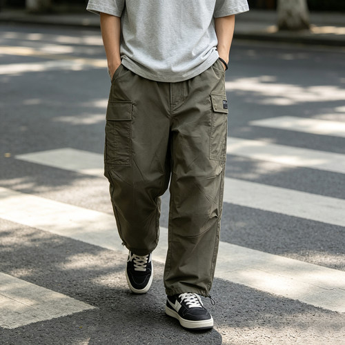 ABLEJEANS男士工装束脚休闲裤