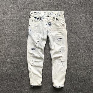 八分牛仔裤 ABLE 女士BF男朋友水洗夏季 294 JEANS正品 子901007