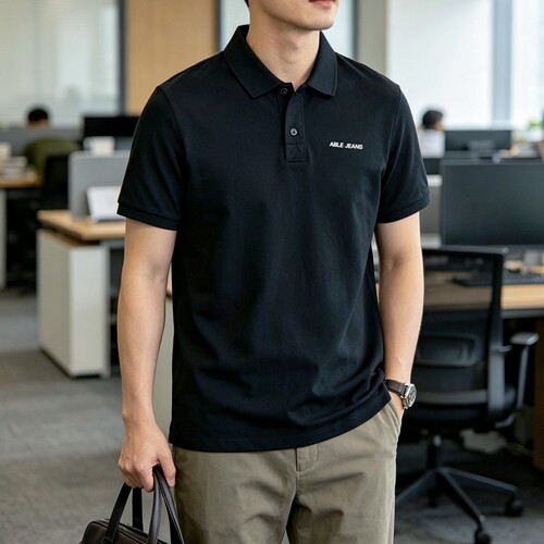 凉感AbleJeans修身POLO衫男