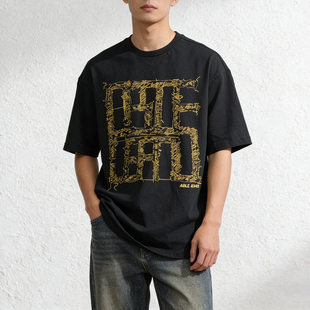 体恤衫 断码 JEANS纯棉夏季 黑色宽松ABLE 特价 中国想象男女T恤短袖