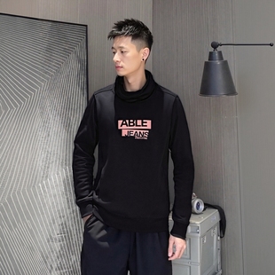 JEANS秋季 ABLE 男女青果领卫衣套头立领青年立领上衣 卫衣特价 小码