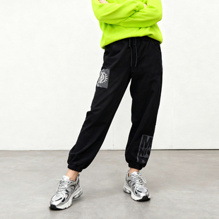 特价 小个子束脚裤 ABLE 松紧腰酷跑牛仔裤 JEANS男女小黄人卫裤 断码