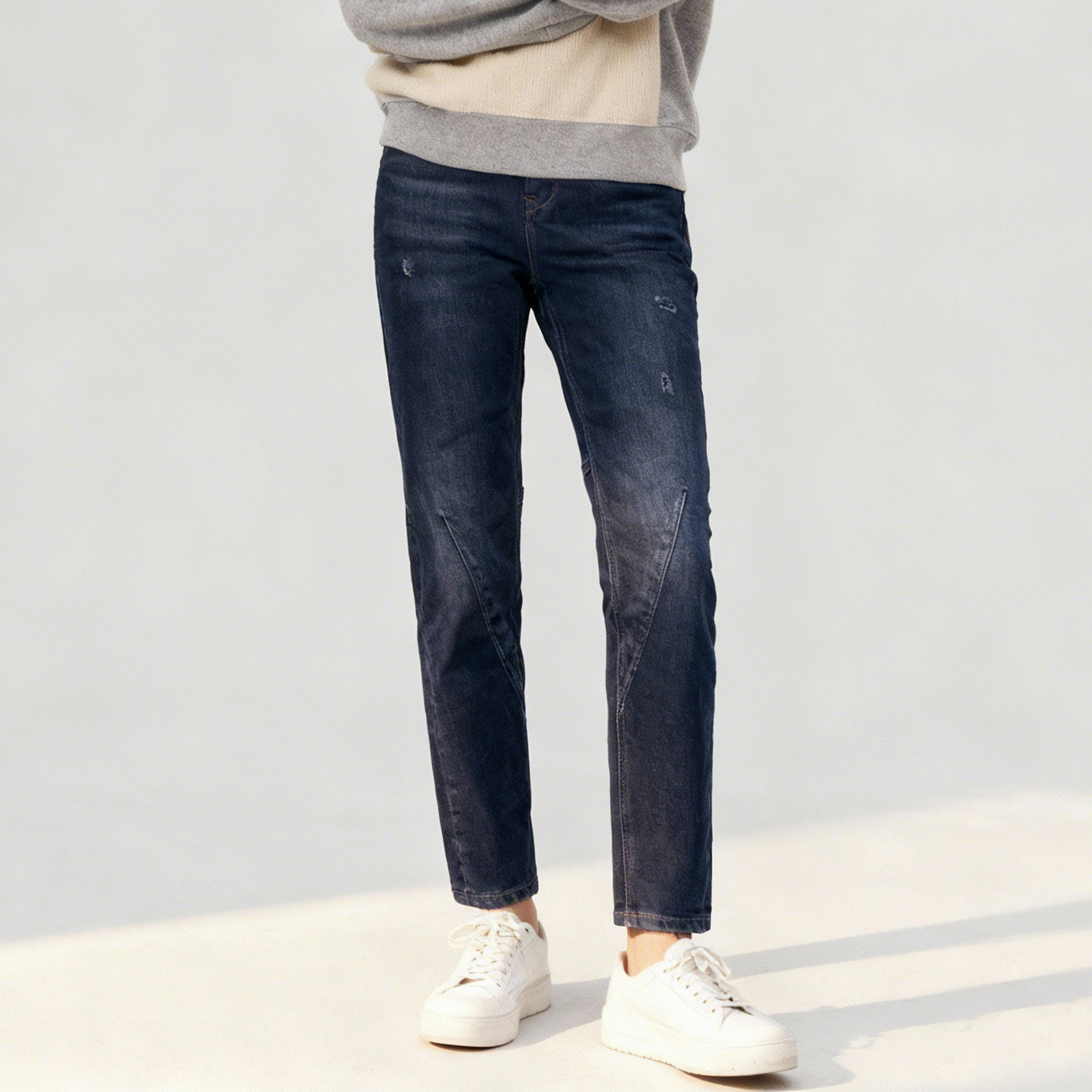 ABLE，JEANS女锥形裤秋冬牛仔裤