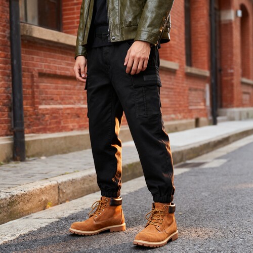 ABLEJEANS秋冬男工装牛仔裤超值