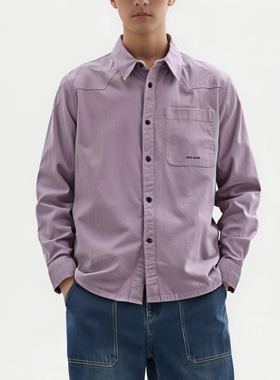 【福利清仓】ABLE JEANS衬衫男纯棉长袖工装休闲春秋潮流青年衬衣