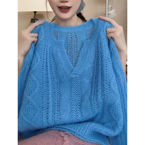 时尚休闲针织毛衣高级感上衣女