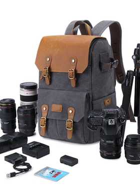 适用于佳能单反相机包索尼双肩摄影包专业大容量多功能尼康背包