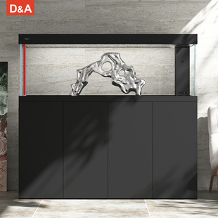 德克龙鱼专用缸客厅智能生态底滤鱼缸家用免换水办公室大型水族箱