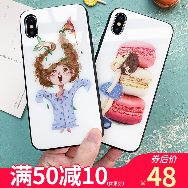 Å·ÆÕÈð˹iphone x/xs maxÊÖ»ú¿ÇÆ»¹û6Splus/7plus/8pplus±£»¤Ì×ʱÉÐÅ®³±ÅÆÐ¿î¸öÐÔ´´Òâins·ç¸Ö»¯²£Á§¿ÇÇéÂÂ