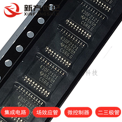 全新 MSP430F2121IPWR TSSOP20 16位 4KB 4K*8+256B闪存微控制器.