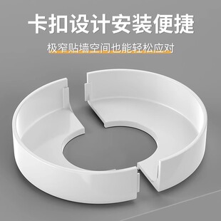 卫生间加高下水管装 饰管道地面排水管子封口盖圈遮丑美化盖板常规