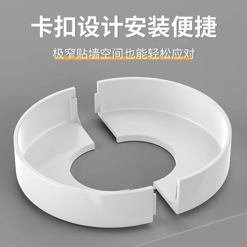 卫生间加高下水管装饰管道地面