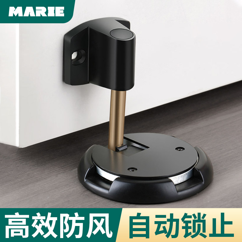 门吸免打孔强磁机械加长门挡卫生间厕所吸门器门碰阻防撞家用地吸
