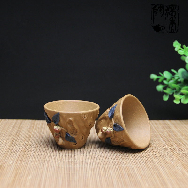宜兴紫砂杯小茶杯紫砂主人杯品茗杯紫砂工夫茶杯紫砂茶盅