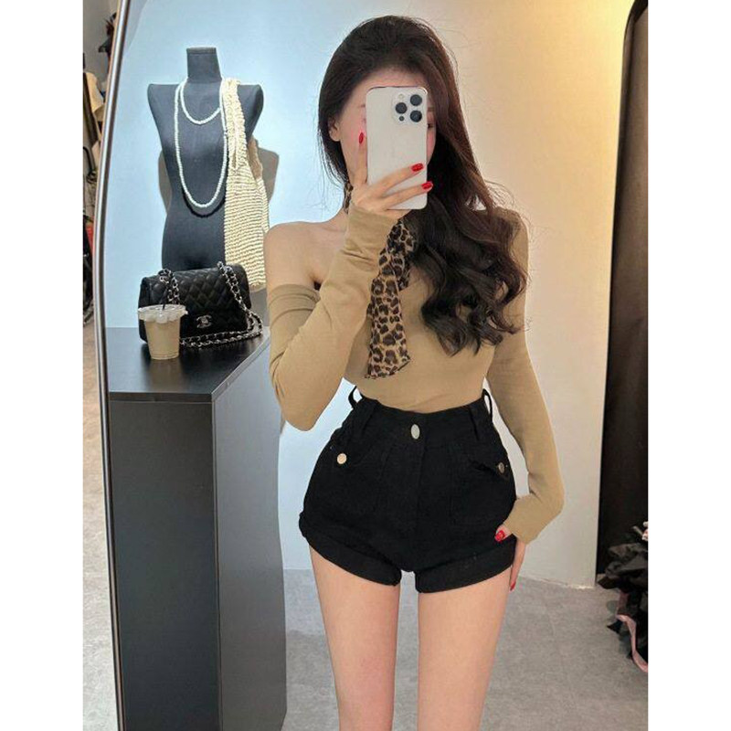 迷彩工装短裤女夏季新款韩版高腰休闲裤