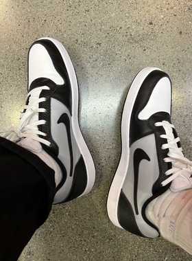 耐克Nike Court Vision复古缓震抓地深棕色/白色HV8139-700