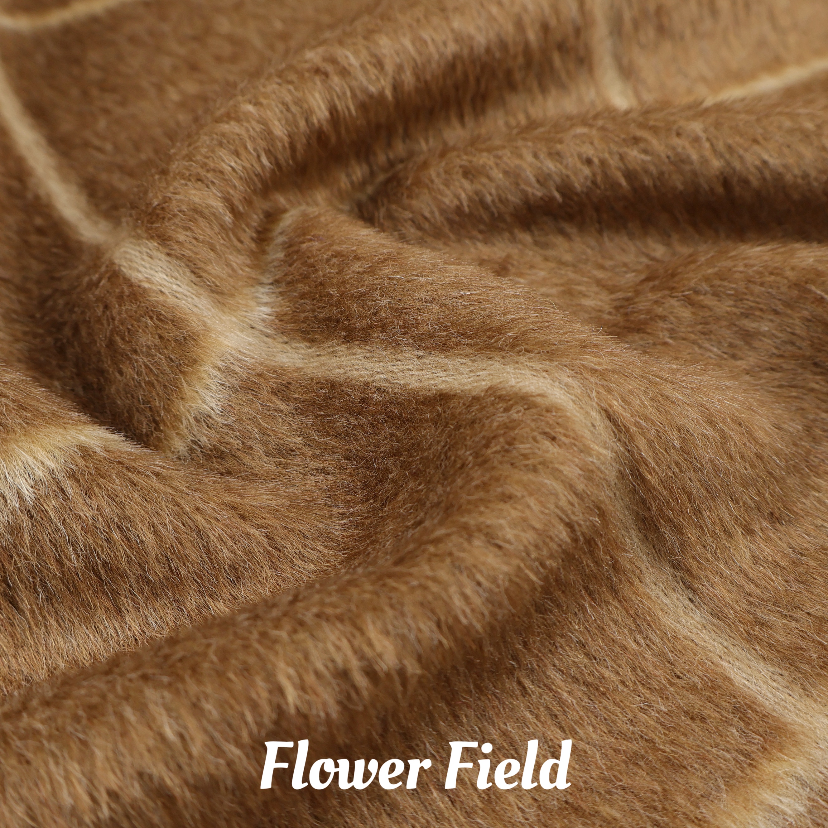 高档棕驼色格子苏丽羊驼毛阿尔巴卡单面长毛羊绒羊毛面料大衣布料