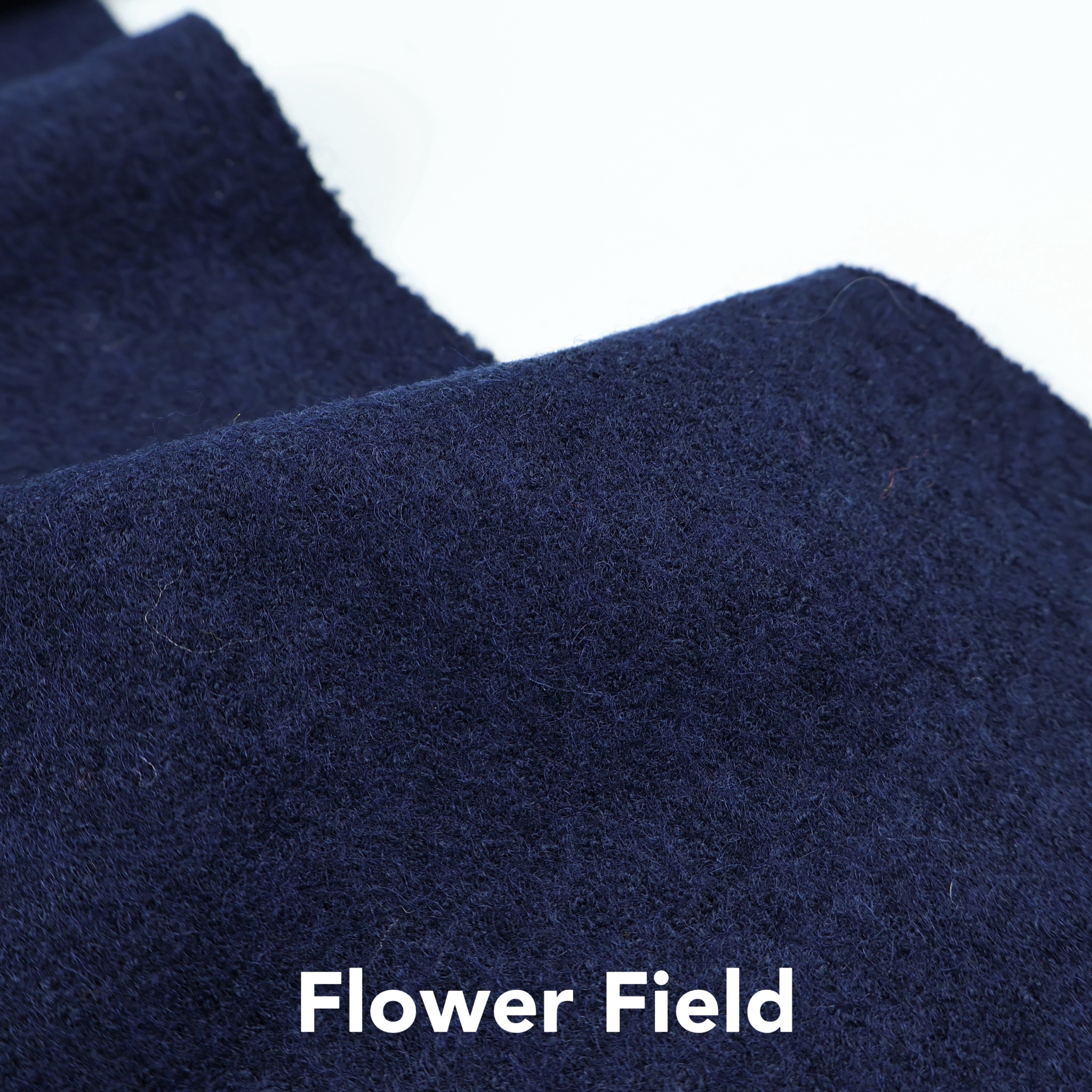 日产 超赞藏青蓝色弹力针织羊毛羊绒布料薄款秋冬打底衫毛衣面料