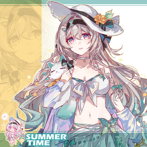 【鸦居老师】崩坏星穹铁道同人周边夏日时光流萤泳装亚克力立牌