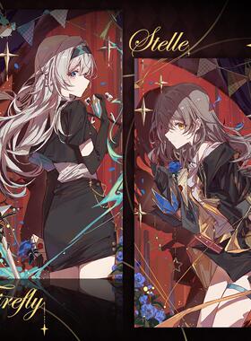 【鸦居老师】交响曲主题星流萤双闪吧唧拍立得亚克力色纸同人周边