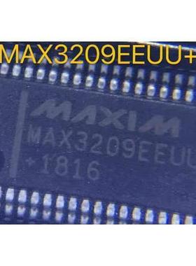 MAX3209EEUU+T TSSOP-38 MAXIM RS232协议收发器 6/10驱动器