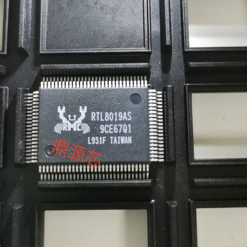 RTL8019AS RTL8019AS-LF QFP100脚 全新以太网控制器芯片 贴片IC