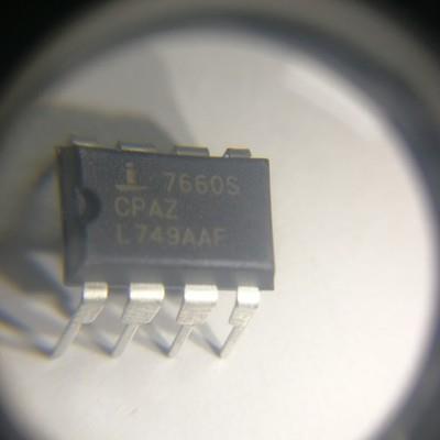 直插电压转换器芯片 ICL7660SCPAZ 7660S DIP-8 原装进口正品现货