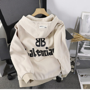 重磅 厚实男装秋冬连帽卫衣保暖外套长袖卫衫欧美休闲风潮流夹克