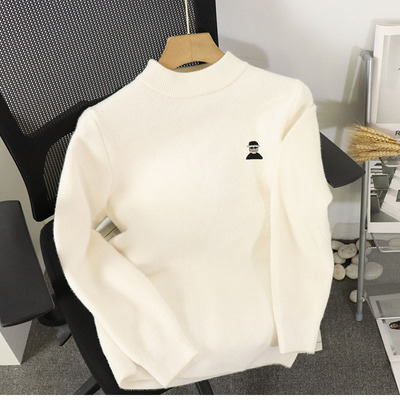 毛衣针织衫毛衣圆领小明同学