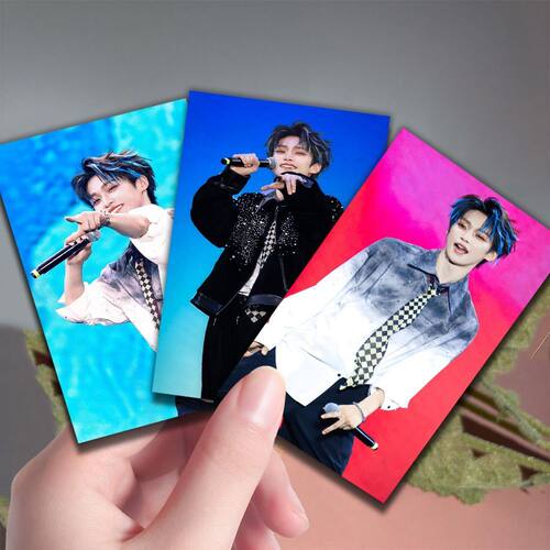 爆款高颜值梓渝音乐节拍立得逆爱吴所畏明信片小卡趣味创意LOMO卡