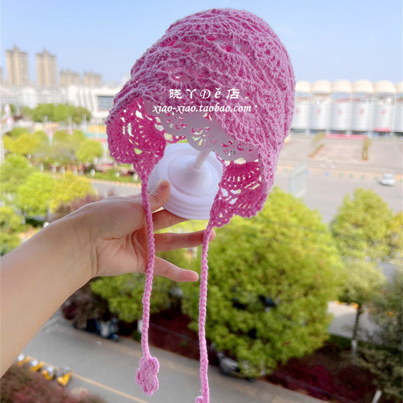 春秋薄款宝宝帽子纯棉婴儿帽护耳图片