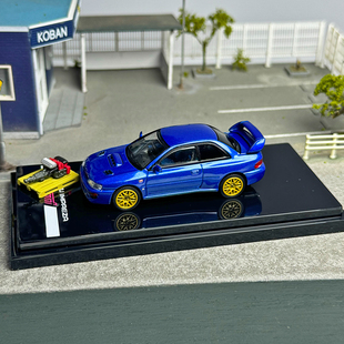 JAPAN1 STi 22B 翼豹合金汽车模型 斯巴鲁IMPREZA Hobby