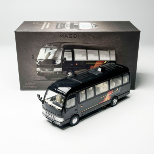 麦思迪 1:64 丰田 柯斯达 豪华中巴 MPV 2013 仿真 合金汽车模型