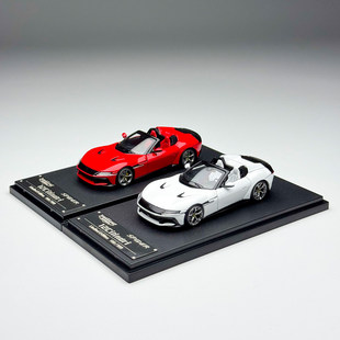 PK 1:64 法拉力跃马 12Cilindri Coupe 开盖版敞篷 红色 合金车模