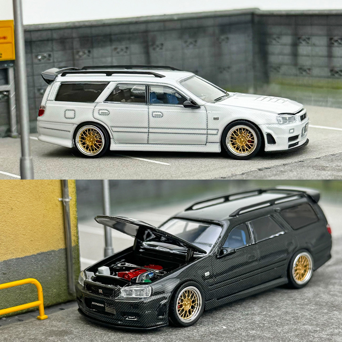 摆件合金汽车模型GTR34164