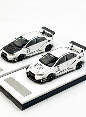 404error 1:64 三菱 EVO X Varis 珠光白碳盖 树脂汽车模型收藏