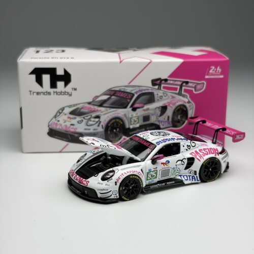 Trends Hobby TH 1:64 #123保时捷911 GT3 R 铁娘子 合金车模