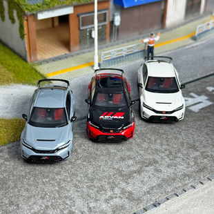 Hobby Japan HJ 本田思域 Type-R FL5 modulo版 1/64合金汽车模型