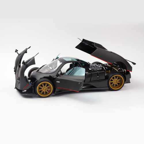 AR 1:18 帕加尼 Zonda F 2005款亚光黑色碳纤维 合金全开汽车模型