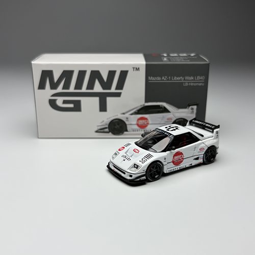 MINIGT 1:64 #1227 马自达Mazda AZ-1 Liberty Walk合金汽车模型