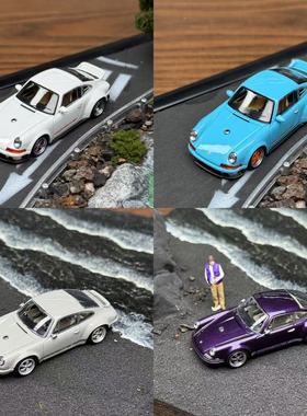 现货 Zincit 1:64 保时捷 911 964 singer DLS 合金汽车模型