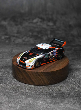 INNO 1:64 日产GT-R R35 改装 WIDEBODY AORUS限量版合金汽车模型
