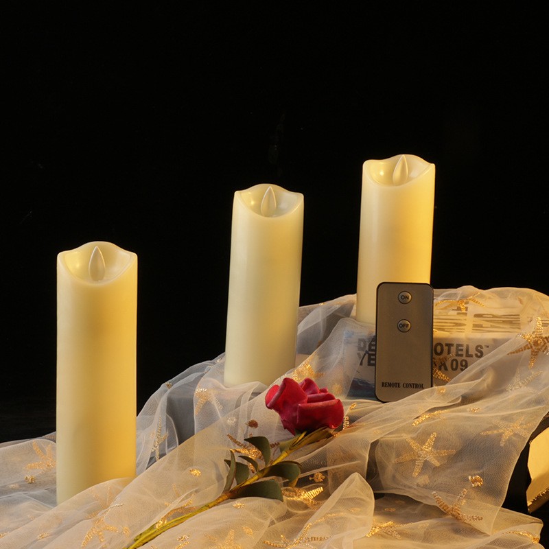 婚礼装饰仿真蜡烛摇摆电子石蜡